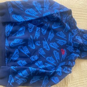 Nike Blue Logo Hoodie